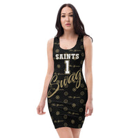 ThatXpression's Brand Appreciation Saints Themed Racerback Dress