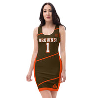 ThatXpression Fashion Browns Swag Themed Racerback Dress