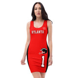 ThatXpression Home Team Atlanta Jersey Themed Dress