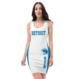 ThatXpression Home Team Detroit Jersey Themed Dress
