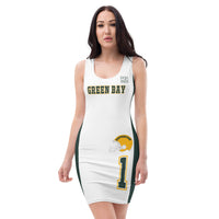 ThatXpression Home Team Green Bay Jersey Themed Dress