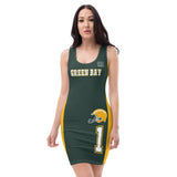 ThatXpression Home Team Green Bay Jersey Themed Dress