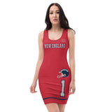 ThatXpression Home Team New England Jersey Themed Dress