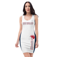 ThatXpression Home Team New England Jersey Themed Dress