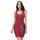 ThatXpression Home Team Houston Jersey Themed Dress