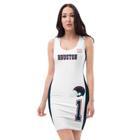 ThatXpression Home Team Houston Jersey Themed Dress