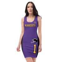 ThatXpression Home Team Minnesota Jersey Themed Dress