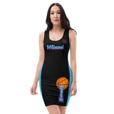 ThatXpression Miami Heat Vice Squad Jersey Themed Dress