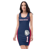 ThatXpression Home Team Baseball Themed Racerback Dress