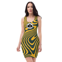 Queen'n Queen Of Spades Green Gold Party Dress