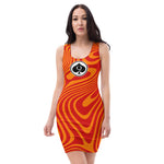 Queen'n Queen Of Spades Red Gold Party Dress