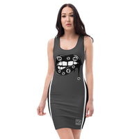 Queen Of Spades Erotic Lips Racerback Dress