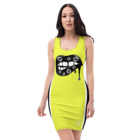 Queen Of Spades Erotic Lips Racerback Dress