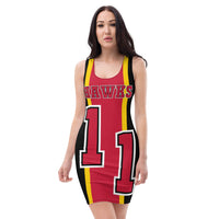 ThatXpression Fashion Hawks 11 Themed Fan Racerback Dress