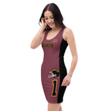 ThatXpression Home Team Washington Jersey Themed Dress