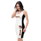 ThatXpression Home Team Washington Jersey Themed Dress