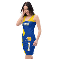 ThatXpression's Home Team Los Angeles Themed Racerback Jersey Dress