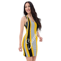 ThatXpression's Pittsburgh Themed Black & Yellow Savage Fitted Dress Collection