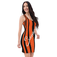 ThatXpression's Cincinnati Themed Orange & Black Savage Fitted Dress Collection