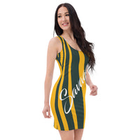 ThatXpression's Green Bay Themed Green & Gold Savage Fitted Dress Collection