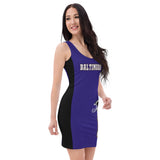 ThatXpression Home Team Baltimore Jersey Themed Dress