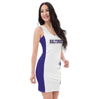 ThatXpression Home Team Baltimore Jersey Themed Dress