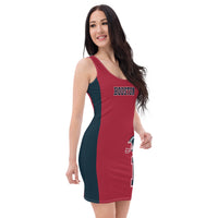 ThatXpression Home Team Houston Jersey Themed Dress