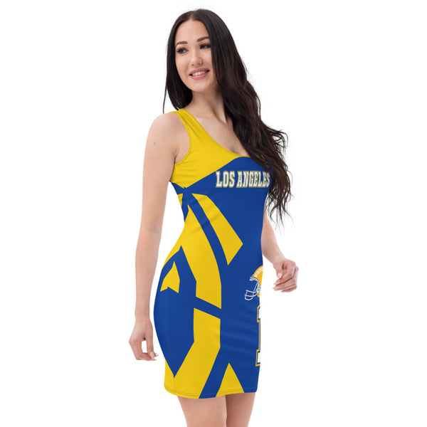 ThatXpression Fashion Fitness His & Hers Rams Themed Superfan Dress