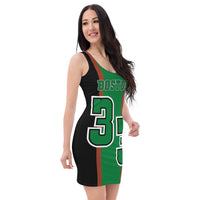 ThatXpression Fashion Thirty Three Boston Fan Themed Racerback Dress