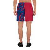 ThatXpression Fashion Buffalo Camo Pattern Athletic Long Shorts