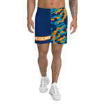 ThatXpression Fashion Miami Camo Pattern Athletic Long Shorts