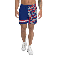 ThatXpression Fashion New York Camo Pattern Athletic Long Shorts