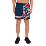 ThatXpression Fashion New England Camo Pattern Athletic Long Shorts