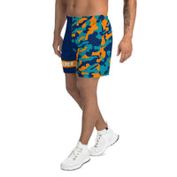 ThatXpression Fashion Miami Camo Pattern Athletic Long Shorts