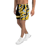 ThatXpression Fashion Pittsburgh Camo Pattern Athletic Long Shorts