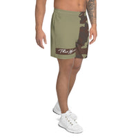 ThatXpression Fashion Camo Pattern Athletic Long Shorts