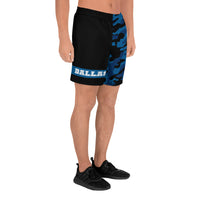 ThatXpression Fashion Dallas Camo Pattern Athletic Long Shorts