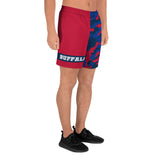 ThatXpression Fashion Buffalo Camo Pattern Athletic Long Shorts