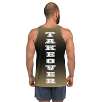 ThatXpression Train Hard Muscle Man Black & Gold Tank Top