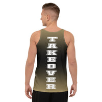 ThatXpression Train Hard & Takeover Barbell Men's Tank Top