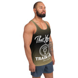 ThatXpression Fashion Fit Train Hard & Takeover Men's Plates Tank Top