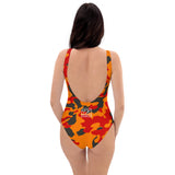 ThatXpression Fashion Camo Tampa Bay Themed One-Piece Swimsuit