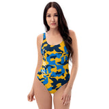 ThatXpression Fashion Camo San Diego One-Piece Swimsuit