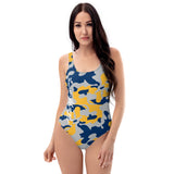 ThatXpression Fashion Camo Indiana Themed One-Piece Swimsuit