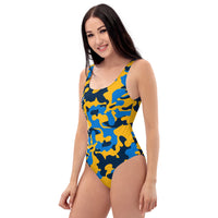 ThatXpression Fashion Camo San Diego One-Piece Swimsuit