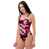 ThatXpression Fashion Camo Houston Themed One-Piece Swimsuit