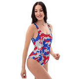 ThatXpression Fashion Camo Detroit Themed One-Piece Swimsuit