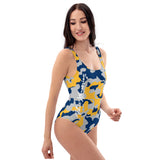 ThatXpression Fashion Camo Indiana Themed One-Piece Swimsuit