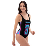 ThatXpression Miami One-Piece Fan Swimsuit