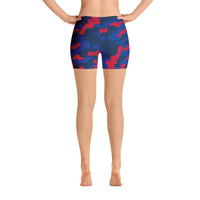 ThatXpression Fashion Athletic Fitness Yoga Buffalo Themed Camo Shorts